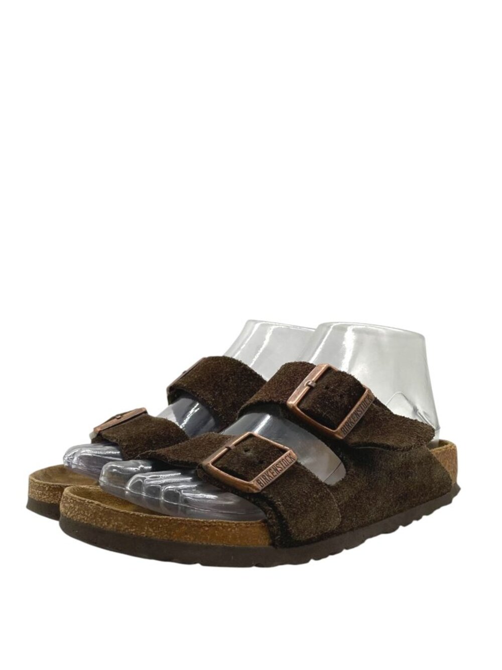 Birkenstock Arizona Suede Sandals 37 6 Two Strap Slide Gorpcore Boho Adjustable